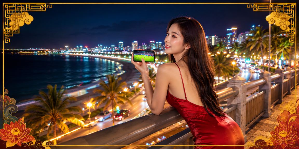 Người chơi theo dõi kèo bóng đá tại Phan Thiết trên điện thoại